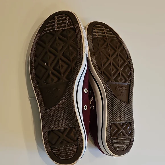Converse All Stars Burgans Sneakers Shoes Women's Size 9 Men's Size 7 - Picture 7 of 9